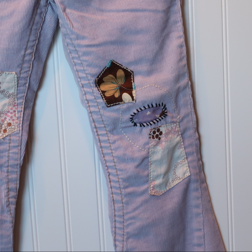 NWT TRUE RELIGION Woodstock Corduroy lavender pant - Picture 6 of 15